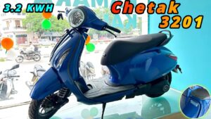 अभी घर लाएं केवल ₹11,000 की डाउन पेमेंट पर Bajaj Chetak 3201 इलेक्ट्रिक स्कूटर जाने पूरी डिटेल