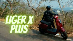 Ola और Bajaj को टक्कर देने सेल्फ बैलेंसिंग फीचर्स और 100KM रेंज के साथ आई Liger X Electric Scooter