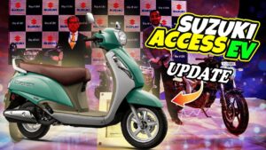 100KM की लंबी रेंज ब्लूटूथ और वाई-फाई कनेक्टिविटी के साथ आ रही Suzuki Access Electric Scooter