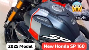 55KM की माइलेज और ABS के सात, 2025 मॉडल New Honda SP 160 स्पोर्ट Look में बाइक हुई लॉन्च